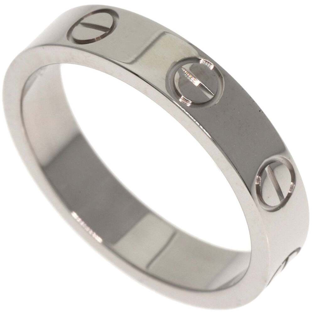 CARTIER Authentic 18k Silver Love Ring #47
